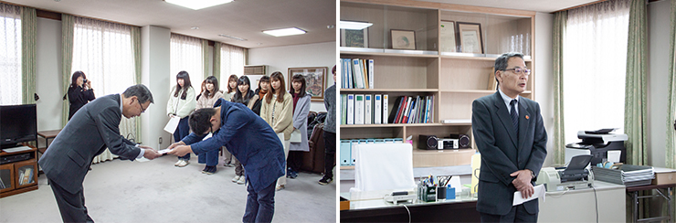 赤い羽根ボールペン応援プロジェクト贈呈式 赤い羽根ボールペン応援プロジェクト贈呈式