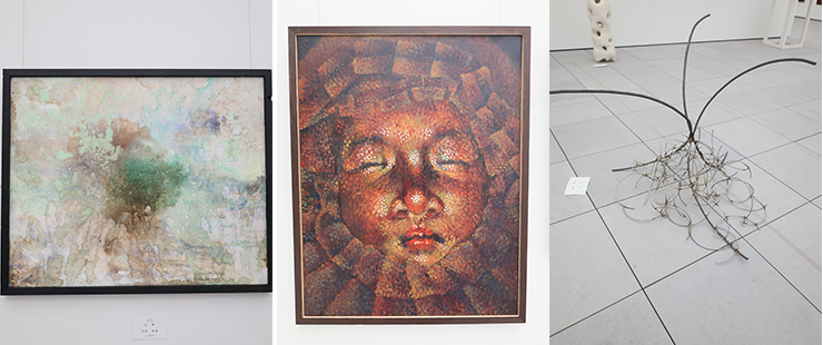 新品額あり【市民美術展奨励賞・河北美術展11回入選　ハナ】油彩0号 137223_1.png?format=webp&width