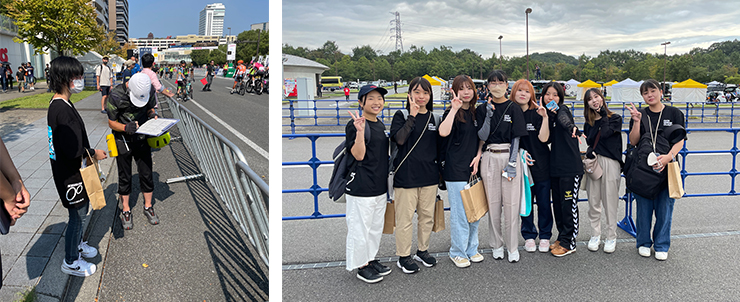 サービスラーニング、OITAサイクルフェス参加写真 サービスラーニング、OITAサイクルフェス参加写真