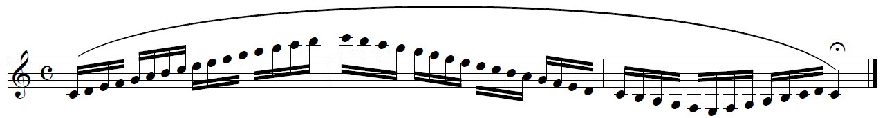 クラリネット譜例 クラリネット譜例