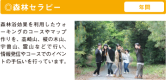 森林セラピー 年間 森林セラピー 年間